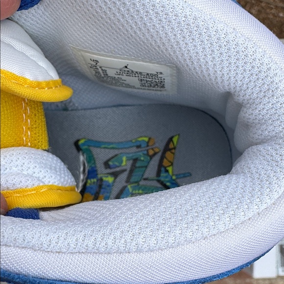 Air Jordan Legacy 312 Mid Blue White Men’s Size 7 Nike Sneakers - Picture 10 of 12